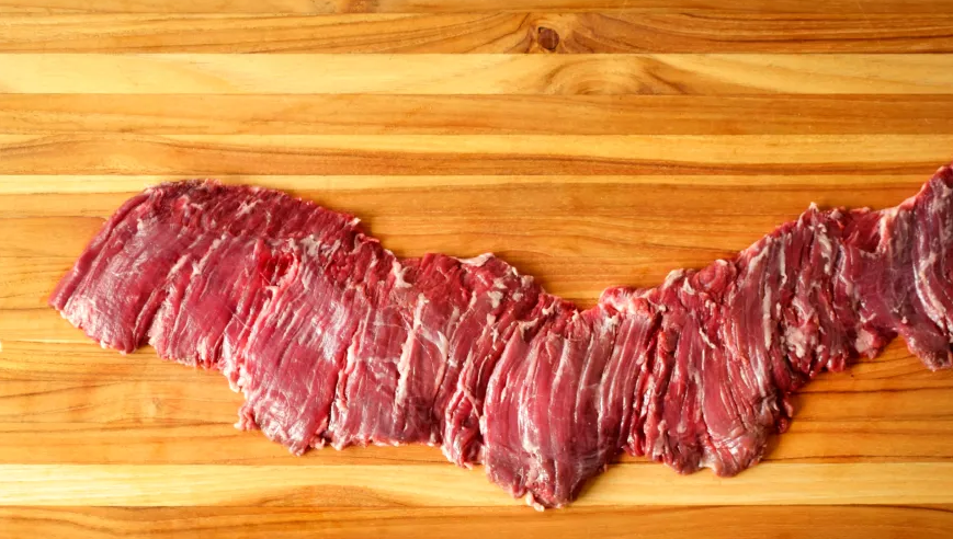 Skirt steak is a flavorful cut of beef
