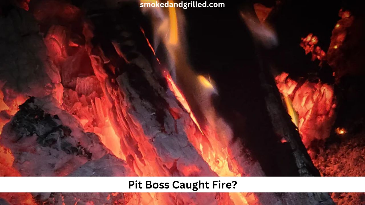 Pit Boss Caught Fire?