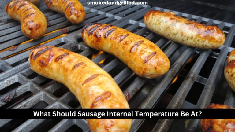 Sausage Internal Temperature